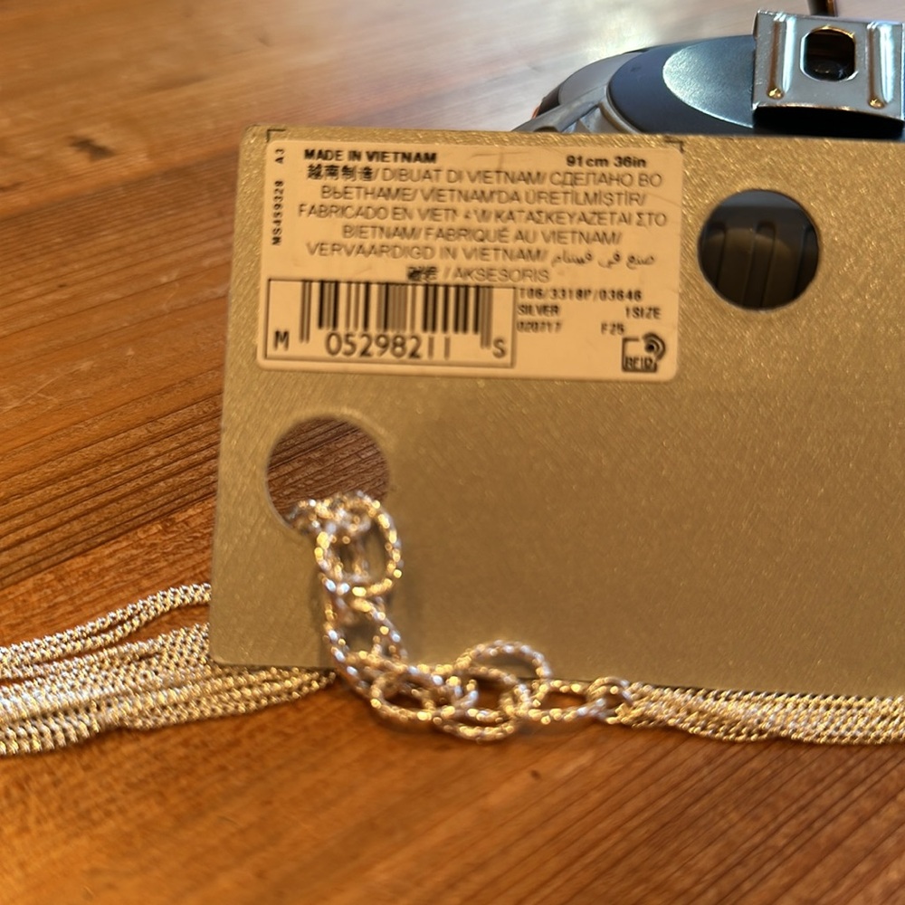 Marks & Spencer Long Silver Plated Necklace NWT - Picture 7 of 7